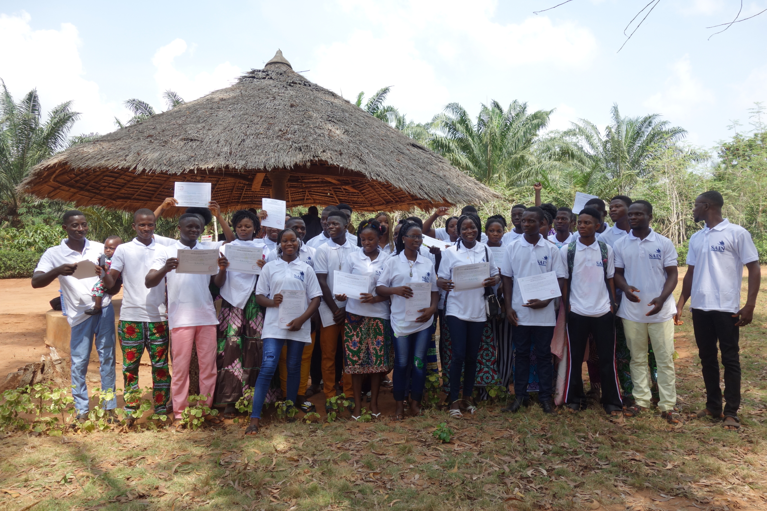 24ème promotion à la ferme école SAIN